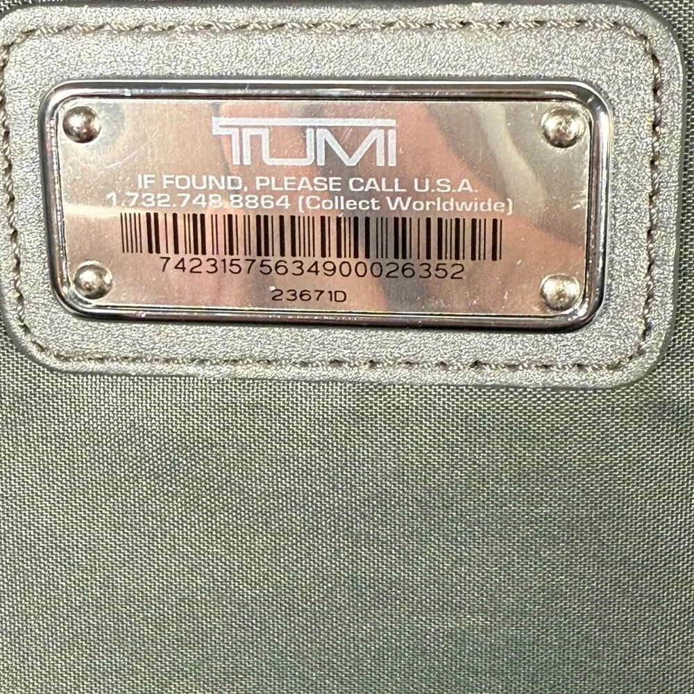TUMI Spirit of Imagination Messenger Bag Nylon Leather Laptop Organizer 23671D